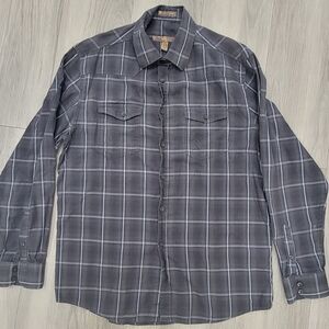Men's Button Up Plaid Shirt